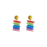 CUTE DESIGN INTERESTING COLORFUL STUD EARRINGS_CWAJE1626
