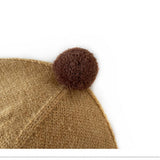 2 6 YEARS OLD SOLID COLOR LACE KNITTED HAT_CWAH2059