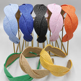FASHION SOLID COLOR STRAW HEADBAND_CWAHA1674