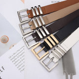 MATTE KOREAN STYLE METAL SQUARE BUCKLE BELT_CWASC0580