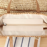 2024 NEW STYLE STRIPED ARMPIT STRAW BAG_CWAB2027