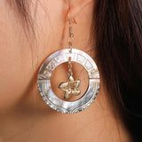 FASHION CARVED SHELL ROUND HOLLOW EARRINGS_CWMM4259