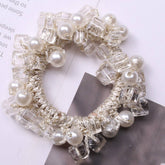 ELEGANT PEARL CRYSTAL HAIR TIE NEW SIMPLE STYLE_CWAHA6780