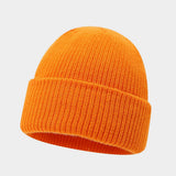 Vintage Knit Dome Skull Cap Warm Short Beanie Hat_Cwah04690