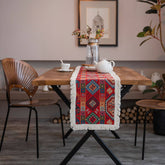 TASSEL DETAILED MULTI PATTERN TABLE RUNNER_CWMM0027