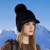 Winter Warm Ear Protection Duckbill Baseball Cap_Cwasc1140