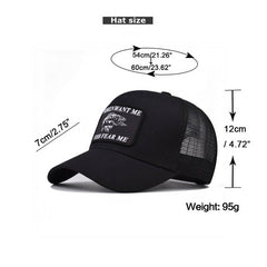 ANIMAL EMBROIDERED BREATHABLE MESH TRUCKER HAT_CWAH1359