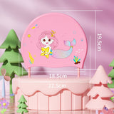 GIRLS UNICORN SWIM CAP SILICONE WATERPROOF COMFORT_CWMM6720