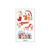 CHRISTMAS CANDLE TRANSFER TATTOOS FOR KIDS PARTY_CWMM8260