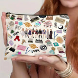 POP MUSE PRINT WATERPROOF MAKEUP ZIP BAG_CWAB1778