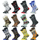 CARTOON STAR WARS SERIES CASUAL CREW SOCKS_CWAH1113