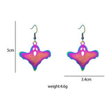 HALLOWEEN TRENDY COLORFUL GRADIENT EARRINGS_CWAJE1845