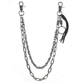 PUNK STYLE MULTI LAYERED CHAIN JEANS CHAIN_CWMM4874