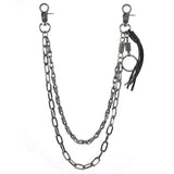 PUNK STYLE MULTI LAYERED CHAIN JEANS CHAIN_CWMM4874