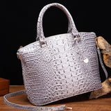 CROCODILE PATTERN HANDBAG SHOULDER BAG_CWAB0571
