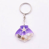 NEW SHELL STARFISH KEYCHAIN SOUVENIR PENDANT_CWMM3700