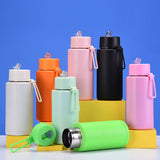NEW PORTABLE 650ML SPORTS THERMOS CUP_CWMM0986