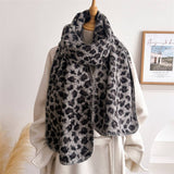 Vintage Leopard Tassel Scarf For Fall Winter_Cwasc2744