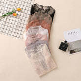 SEXY MESH BLOUSE LONG SLEEVE LACE TOP FOR WOMEN_CWTBLL3619