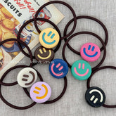 SMILEY FACE HAIR TIES_CWAHA0340
