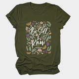 Womens Faith Tee, Be Still And Know_Cwtts1480