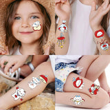 CUTE DOG APPLE TATTOO STICKERS FOR KIDS_CWMM8225
