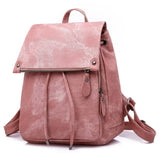PU LEATHER BACKPACK CANDY COLOR FOR WOMEN HANDBAG_CWAB0741