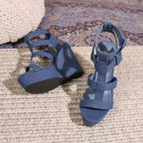 BEAUTIFUL FASHIONABLE PLATFORM WEDGE HIGH HEELS_CWSHH0125