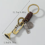CREATIVE MUSICAL INSTRUMENT PENDANT KEYCHAIN_CWMM4765