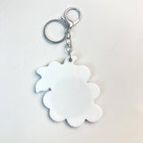 CREATIVE GRAPE ROUND MIRROR KEYCHAIN ACRYLIC_CWMM6378