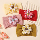 SOFT BABY HEADBAND WITH FLOWER NYLON STRETCH_CWAHA6721