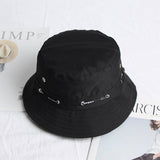 Cwah1519_Solid Color Casual Reversible Sunscreen Bucket Hat