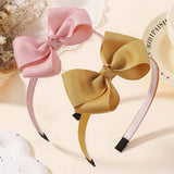 DOUBLE BOW HAIR CLIP SET WITH PEARL FOR KIDS_CWAHA6735