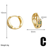 FASHIONABLE AND MINIMALIST GOLD PLATED EARRINGS_CWAJE1024
