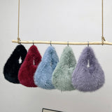 Winter Imitation Fox Fur Allmatch Handbag Plush Bag_Cwab3961