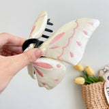 Sweet Butterfly Hair Claw Clip Fashion Accessory_Cwaha07372