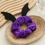 FLUFFY HALLOWEEN SCRUNCHIES_CWAHA0345