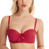 Women Fashion Bow Anti-Slip Bra_Cwmu0123