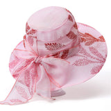 BOW MESH SUN PROTECTION UV BUCKET HAT_CWAH1460