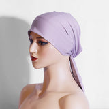 ARC SHAPED TWO TAIL CLASSIC ETHNIC HEADSCARF_CWASC2446