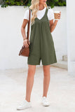 Cwsjs1485_Summer Sleeveless Solid Color Overalls