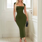 Womens Sexy Bodycon Maxi Dress