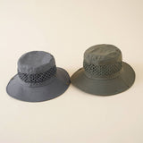 OUTDOOR SUN PROTECTION BREATHABLE VISOR BUCKET HAT_CWAH1389