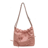 Women Bow Bucket Bag Shoulder Bag_Cwab1562