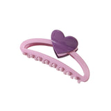 DOPAMINE SWEET HEART COLOR BLOCK HAIR CLAW CLIPS_CWAHA0469