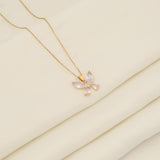 STYLISH BUTTERFLY COLLARBONE CHAIN NECKLACE_CWAHA0875