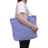 HORIZONTAL STRIPED CANVAS SHOULDER BAG_CUAB0229