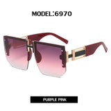 Uv Protection Diamond-Cut Large Frame Sunglasses_Cwasg0669