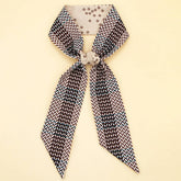 CHIC FLORAL LETTER TWILLY SCARF GIFT WRAP_CWASC0098