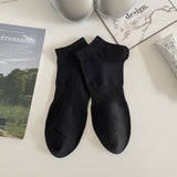 SOLID COLOR COTTON SPORTS BREATHABLE SOCKS FOR MEN_CWMS2014